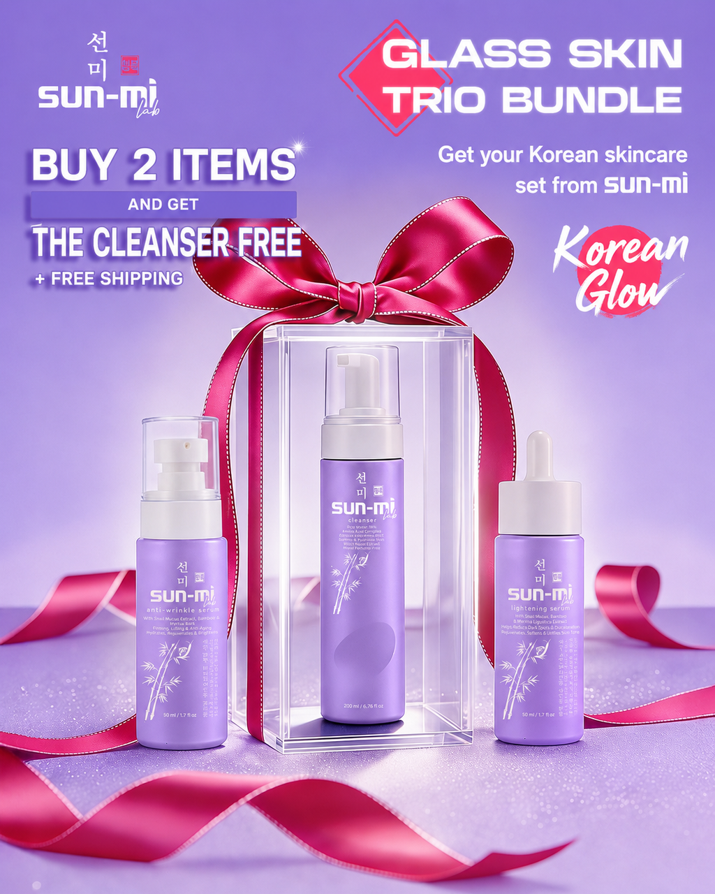 Buy 2 Items And Get The Cleanser Free